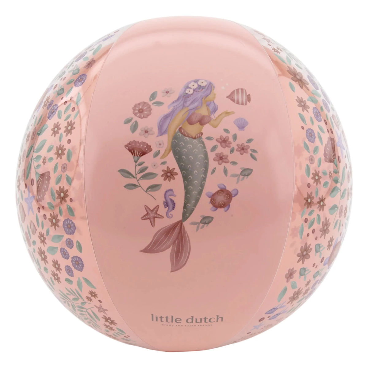 Bola de Praia Dreamy Mermaid Rosa – Diversão no Verão