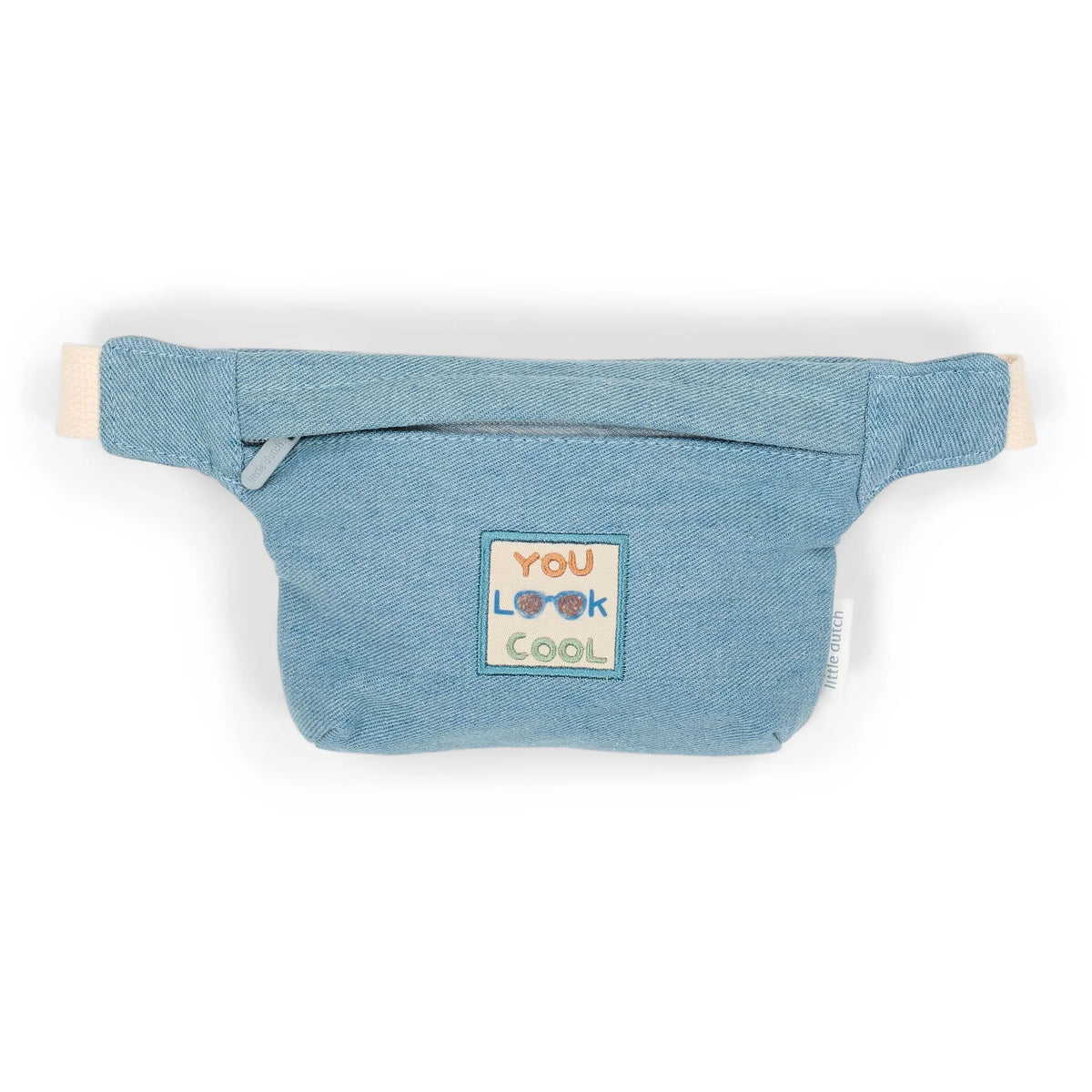 Bolsa de Cintura Infantil Denim Little Dutch de frente | little-dutch-bolsa-cintura-infantil-denim-lollakids