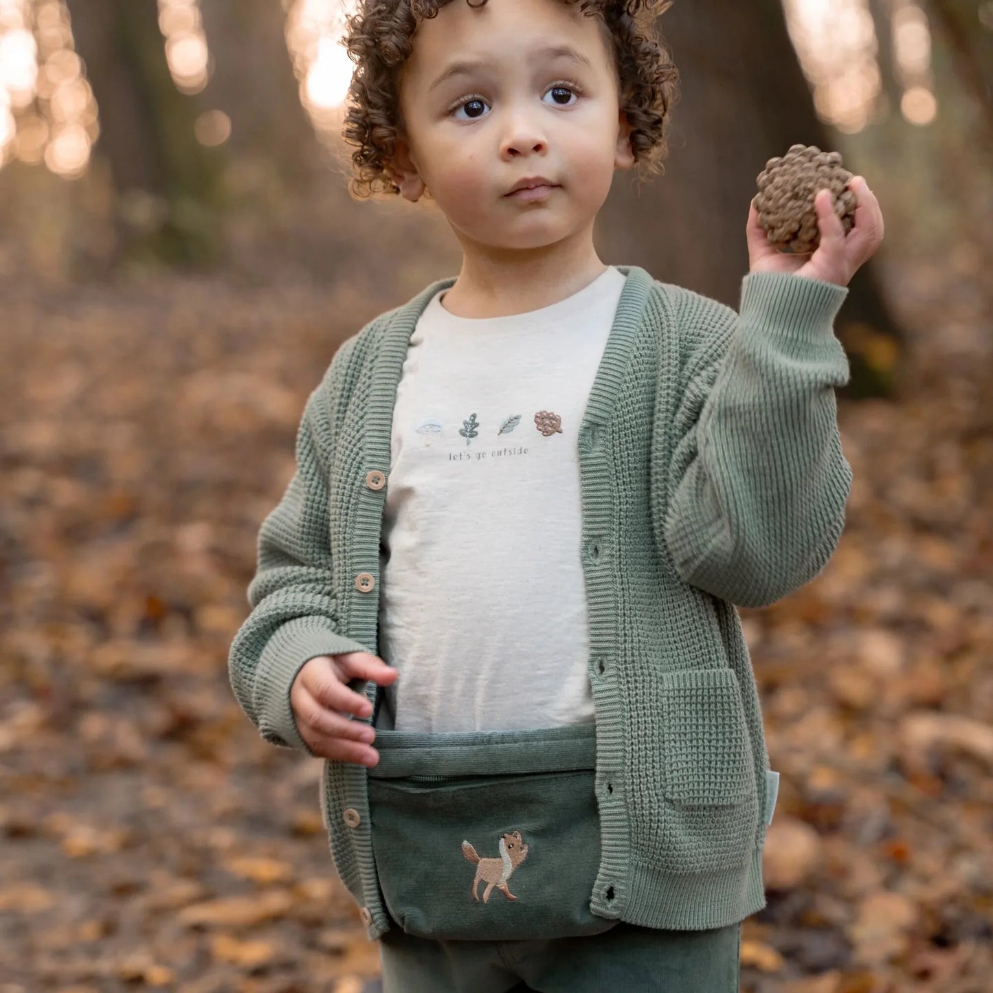 Bolsa de Cintura em Bombazine Verde | Forest Friends