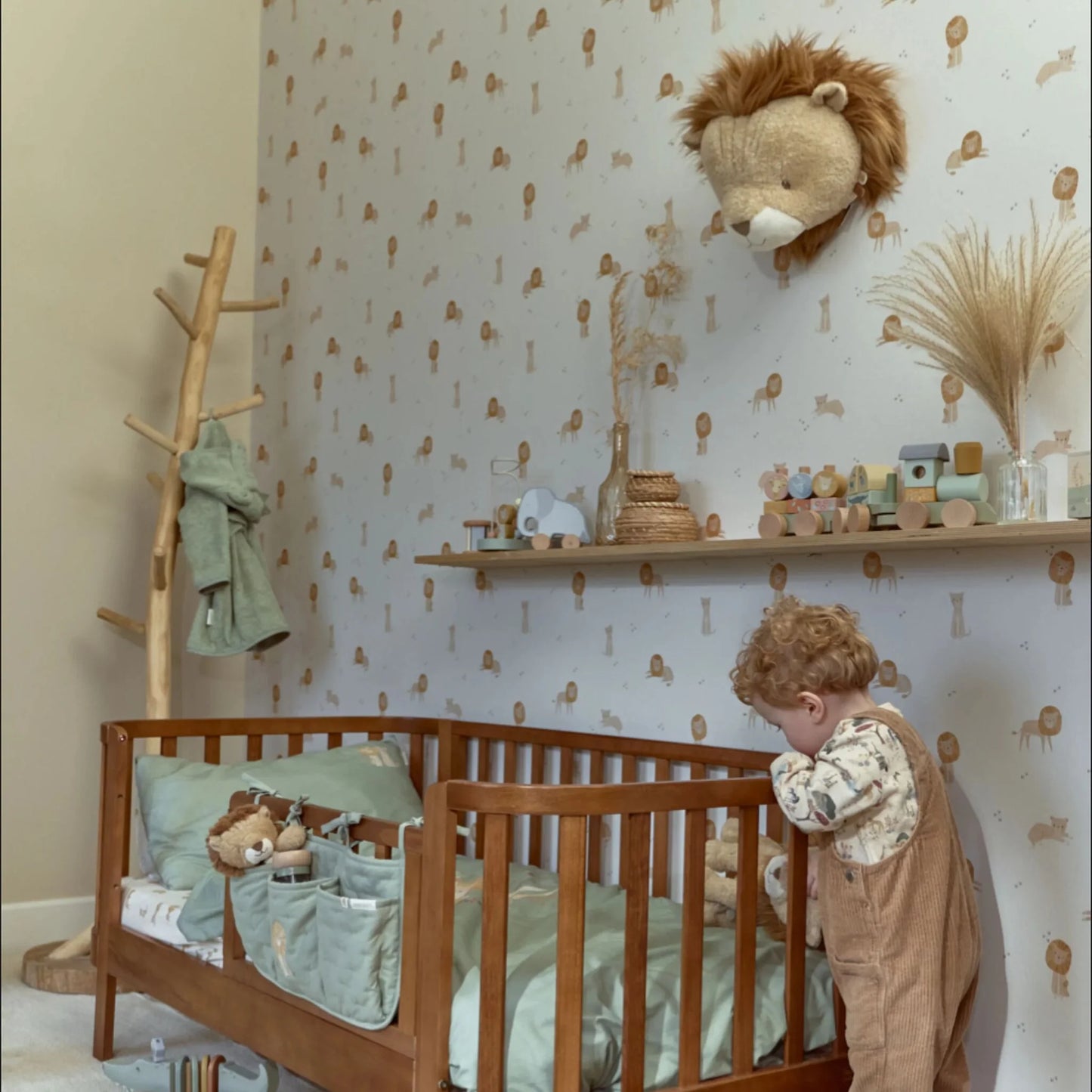 Cabeça Decorativa de Leão Amarelo Little Dutch Lolla Kids