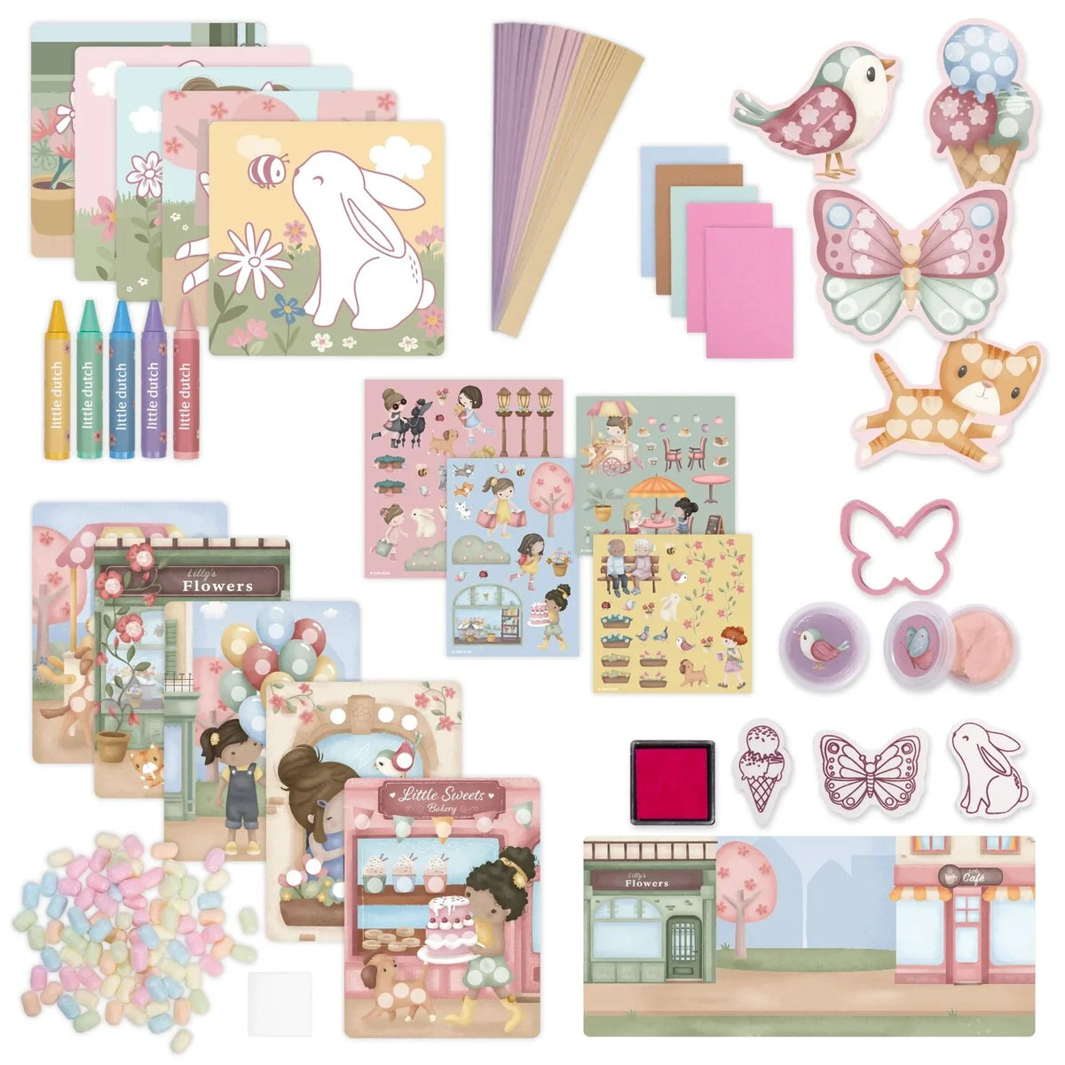 Craft Box Essentials Rosa XL Little Dutch | Caixa Criativa +3 Anos