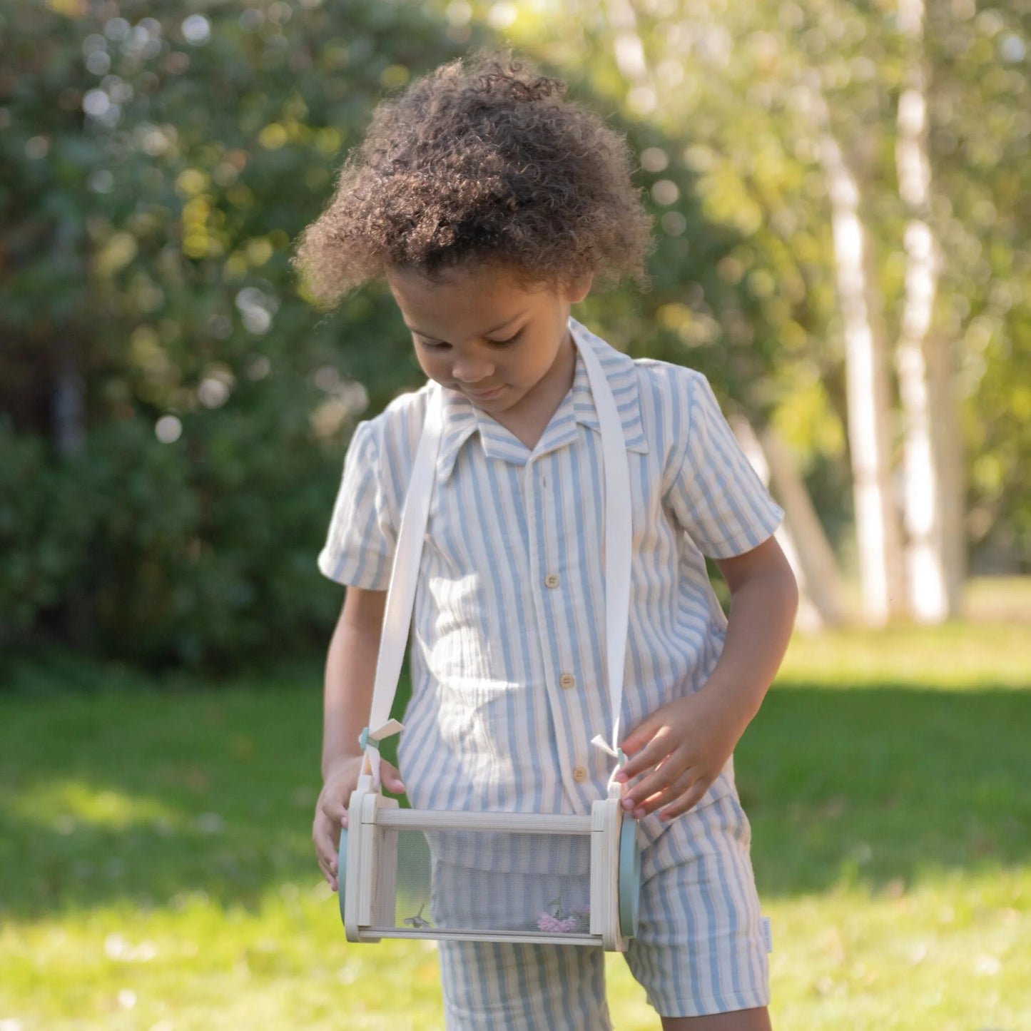 Caixa de Insetos Verde com Lupa | Brinquedo Educativo Natureza Crianças