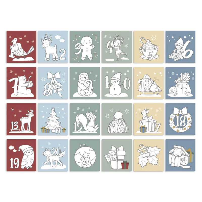Calendário do Advento Natal Countdown da Little Dutch