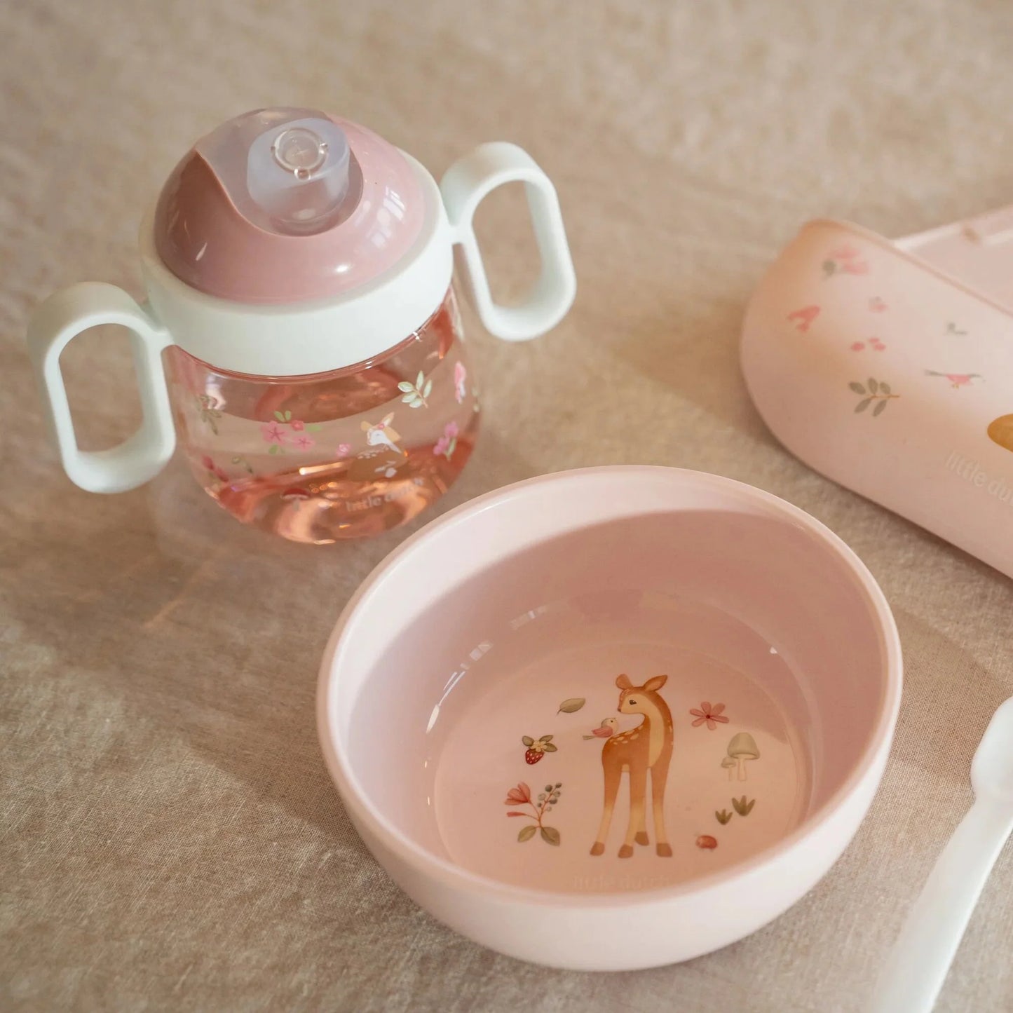 Mepal Mio Antileak Spout Cup 200 ml Fairy Garden (Little Dutch) – Copo com Bico Anti-Fugas