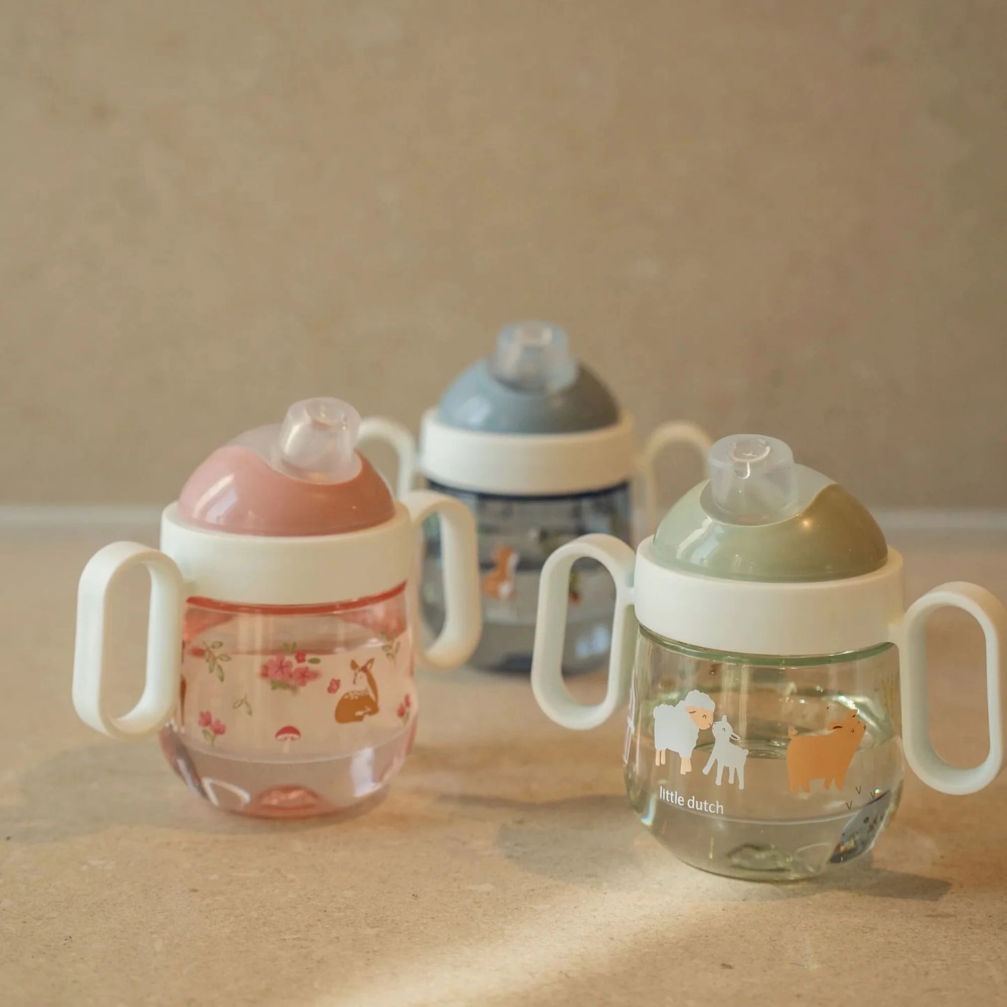 Copo com Bico Anti-Fugas Mepal Mio Little Farm 200 ml – Little Dutch | Lolla Kids