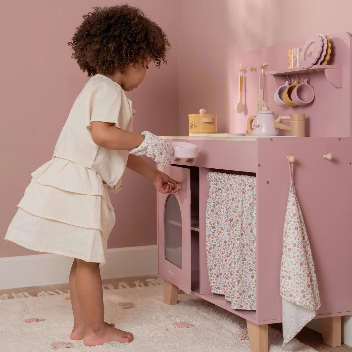Little Dutch Cozinha de Brincar Madeira Rosa