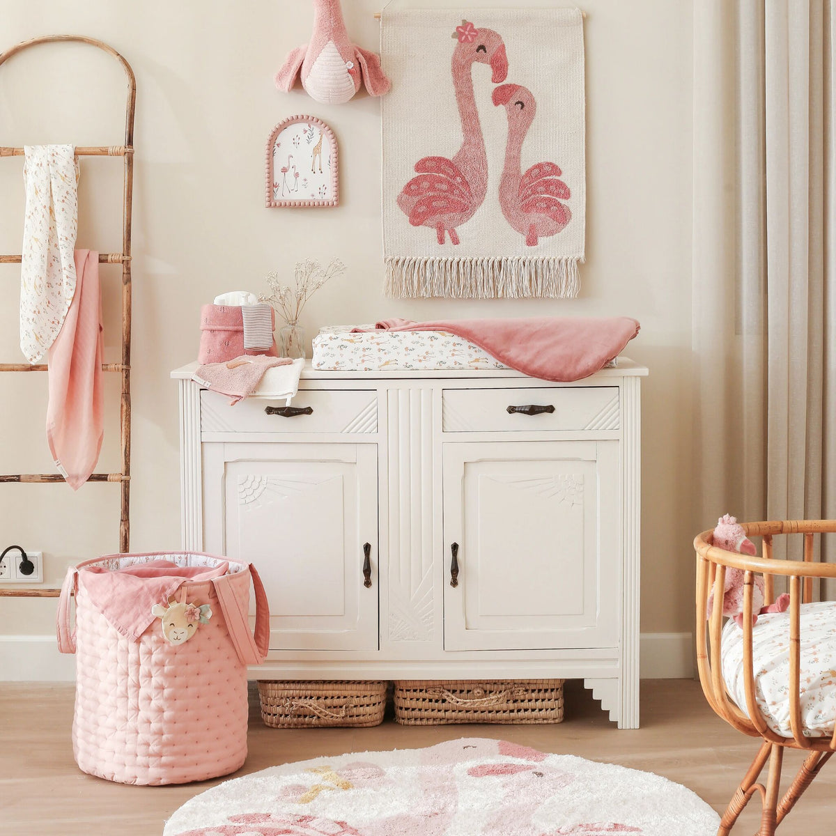Fralda Blooming Safari no quarto do bebé | little-dutch-fralda-musselina-blooming-safari-lollakids