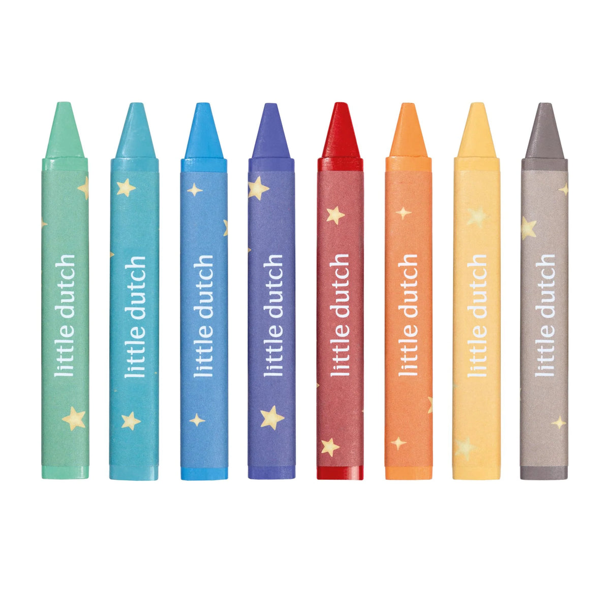 Lápis de Cera Multicolor Essenciais Jim Little Dutch de frente | little-dutch-lapis-cera-multicolor-jim-lollakids