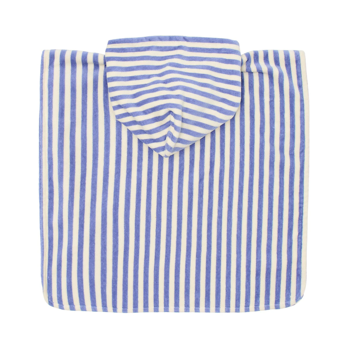 Poncho praia criança Dreamy Purple Stripe algodão orgânico