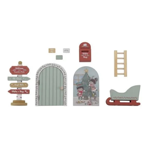 Porta de Natal com Acessórios da Little Dutch