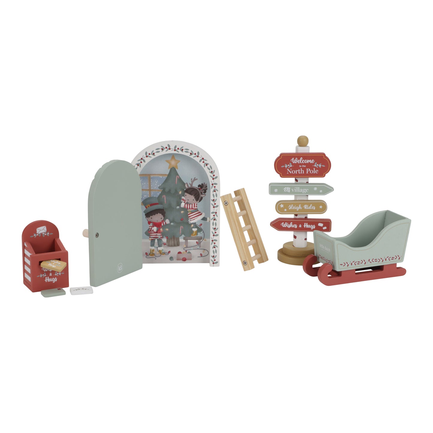 Porta de Natal com Acessórios da Little Dutch