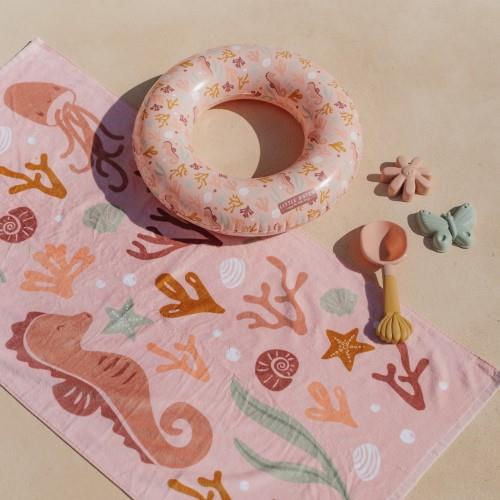 Toalha de Praia Ocean Dreams Pink da Little Dutch
