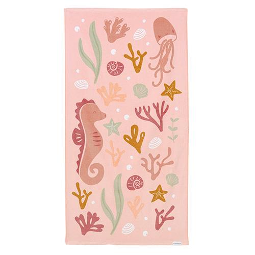 Toalha de Praia Ocean Dreams Pink da Little Dutch