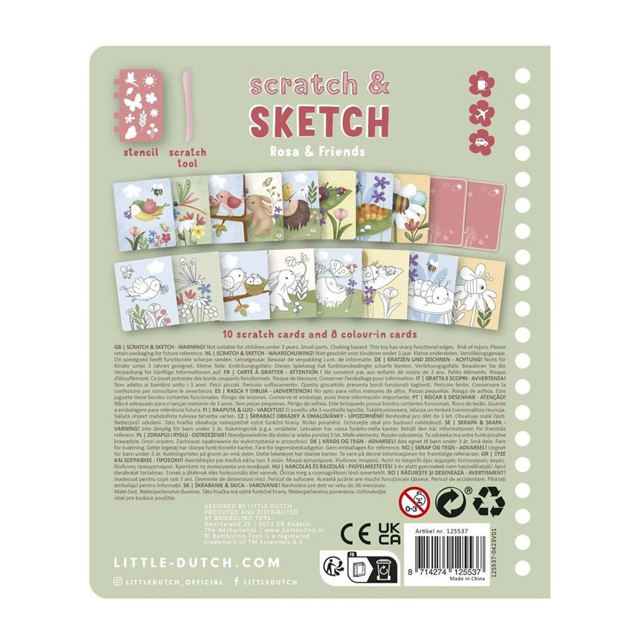 Caderno | Scratch Book | Rosa & Friends