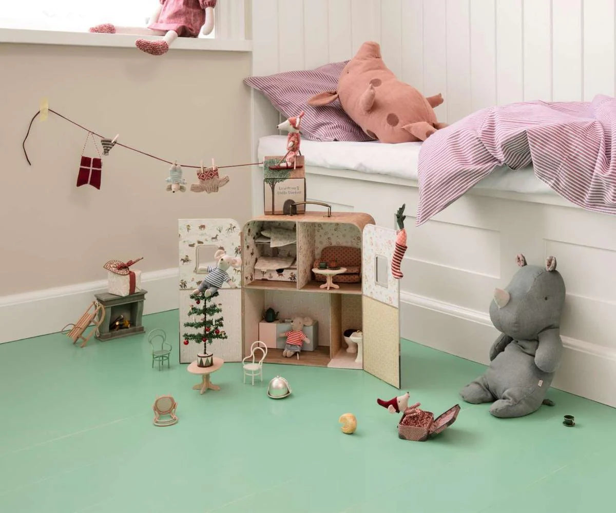 Casa Suitcase Maileg – Ratinha Irmã Mais Nova e Irmão Mais Novo | Lolla Kids