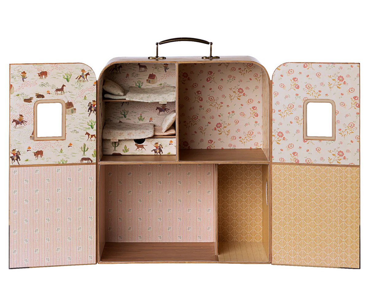 Casa Suitcase Maileg – Ratinha Irmã Mais Nova e Irmão Mais Novo | Lolla Kids