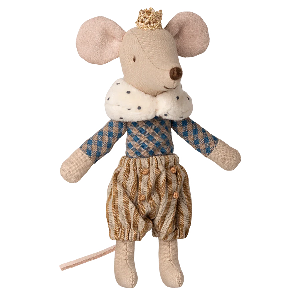 Príncipe Ratinho Irmão Mais Velho Ocre da Maileg | maileg-principe-ratinho-lollakids
