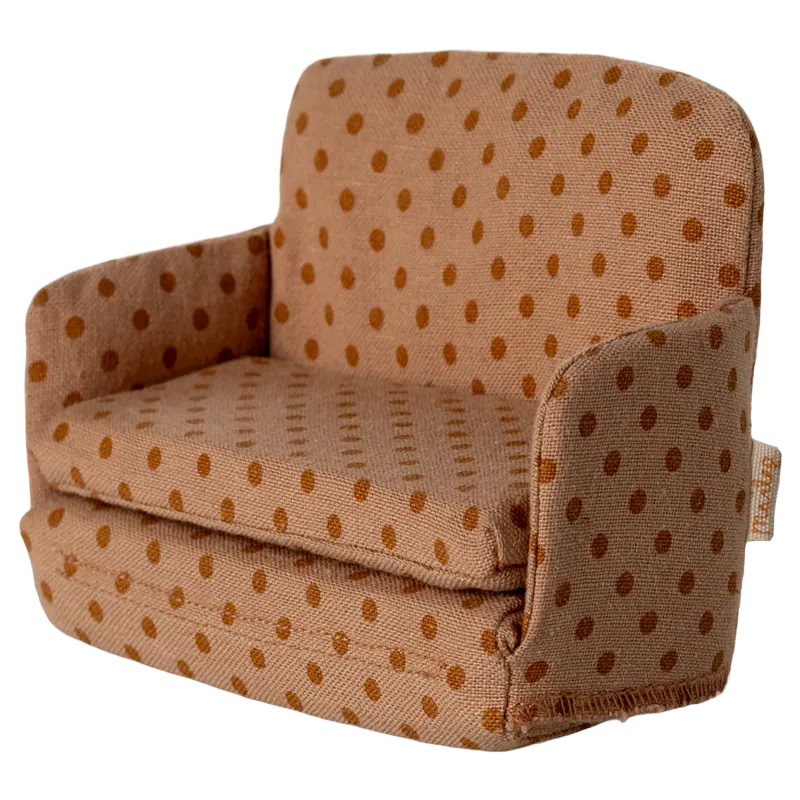 Sofá-Cama de Bolinhas da Maileg para ratinhos | maileg-sofa-cama-bolinhas-lollakids