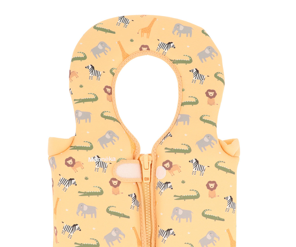 Colete flutuador Monneka Wild Animals 1–2 anos