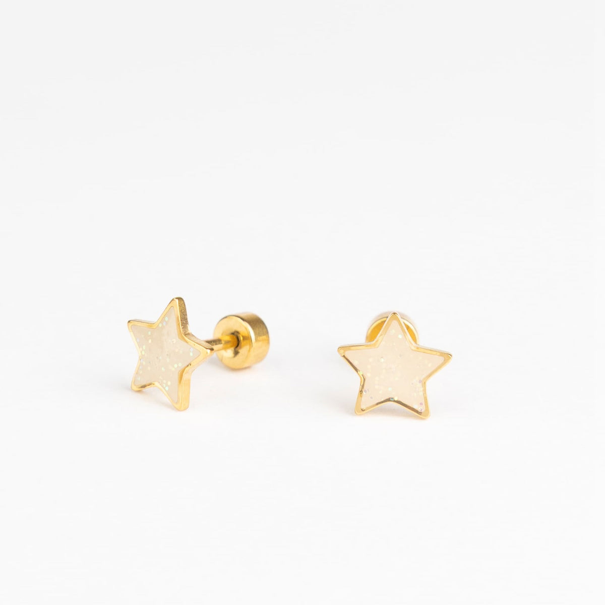 Brincos Infantis Twinkle Star Mrs Ertha de frente | mrsertha-brincos-infantis-twinkle-star-lollakids