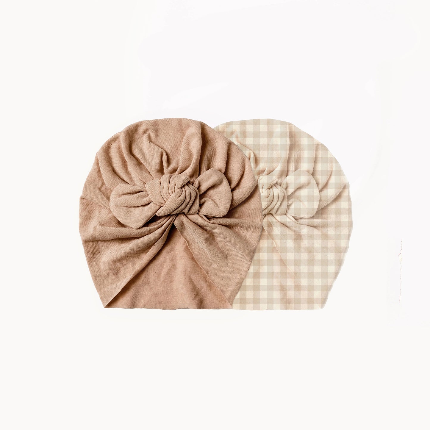 Conjunto de 2 turbantes cabelo Soft Squares da Mrs Ertha