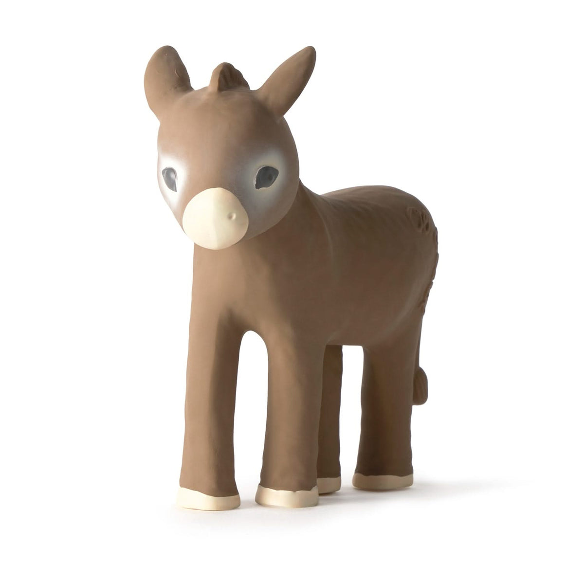Mordedor Hector o Burro da Oli & Carol em borracha natural, de pé | oli-carol-mordedor-burro-hector-lollakids