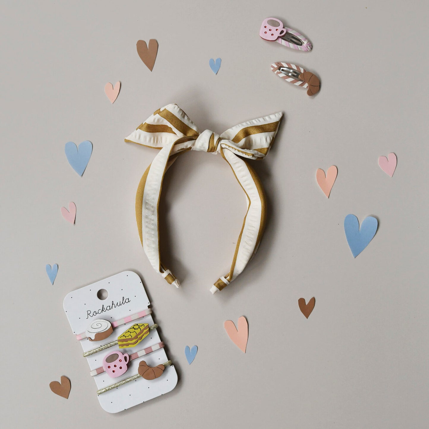 Stripy Tie Headband – Bandolete Infantil às Riscas com Laço (Plástico Reciclado)