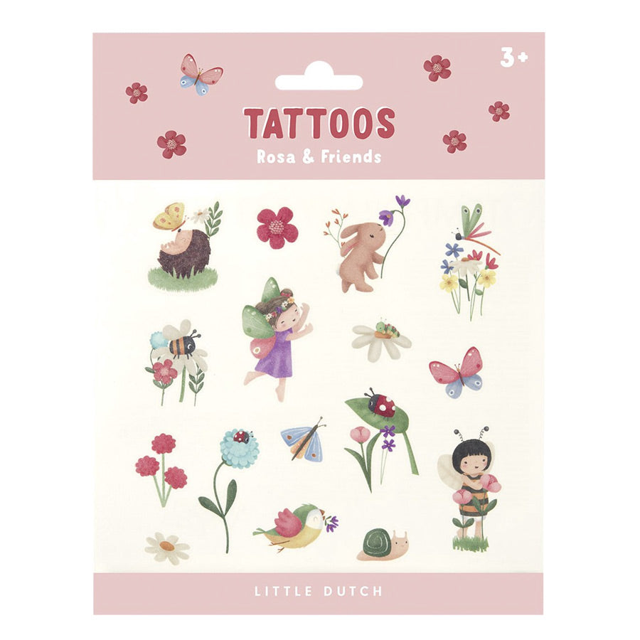 Tatuagem Rose & Friends