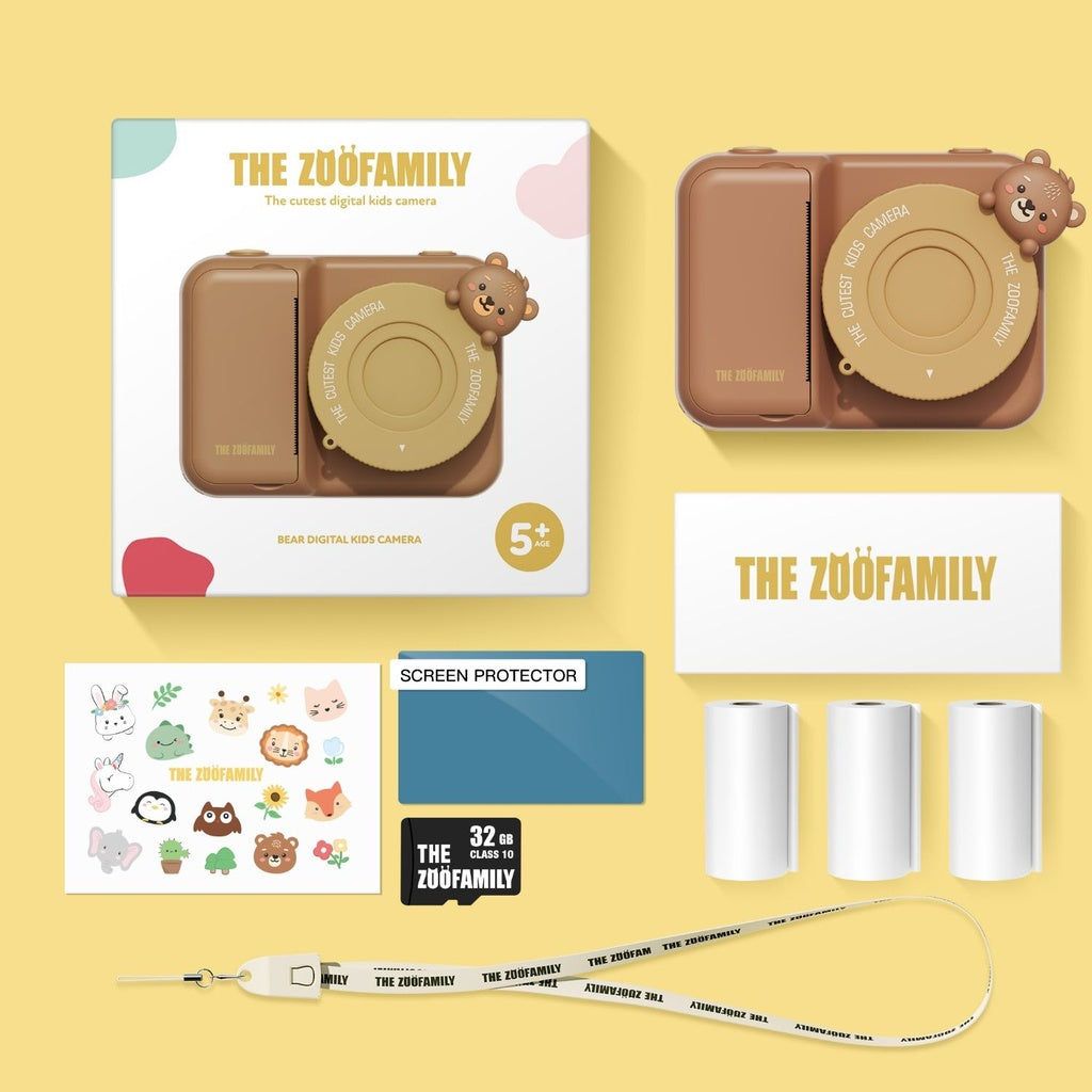 Câmara Instantânea Ber – 4,8 MP, Ecrã 3'', 32 GB (Kids)