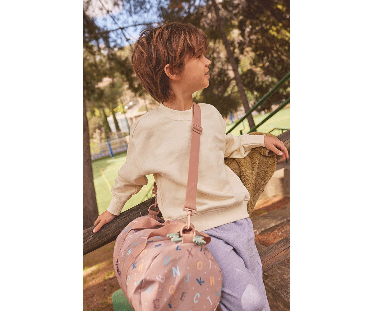 Bolsa Desportiva Infantil Funny Letters | Tutete – Lolla Kids