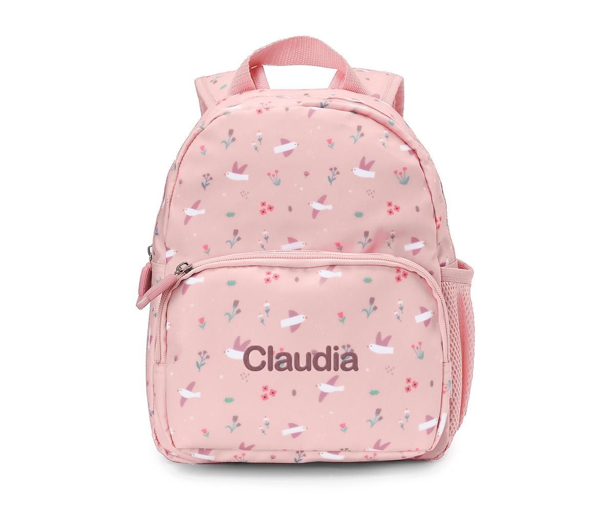 Mochila infantil Blossom Birds Tutete - detalhe do estampado