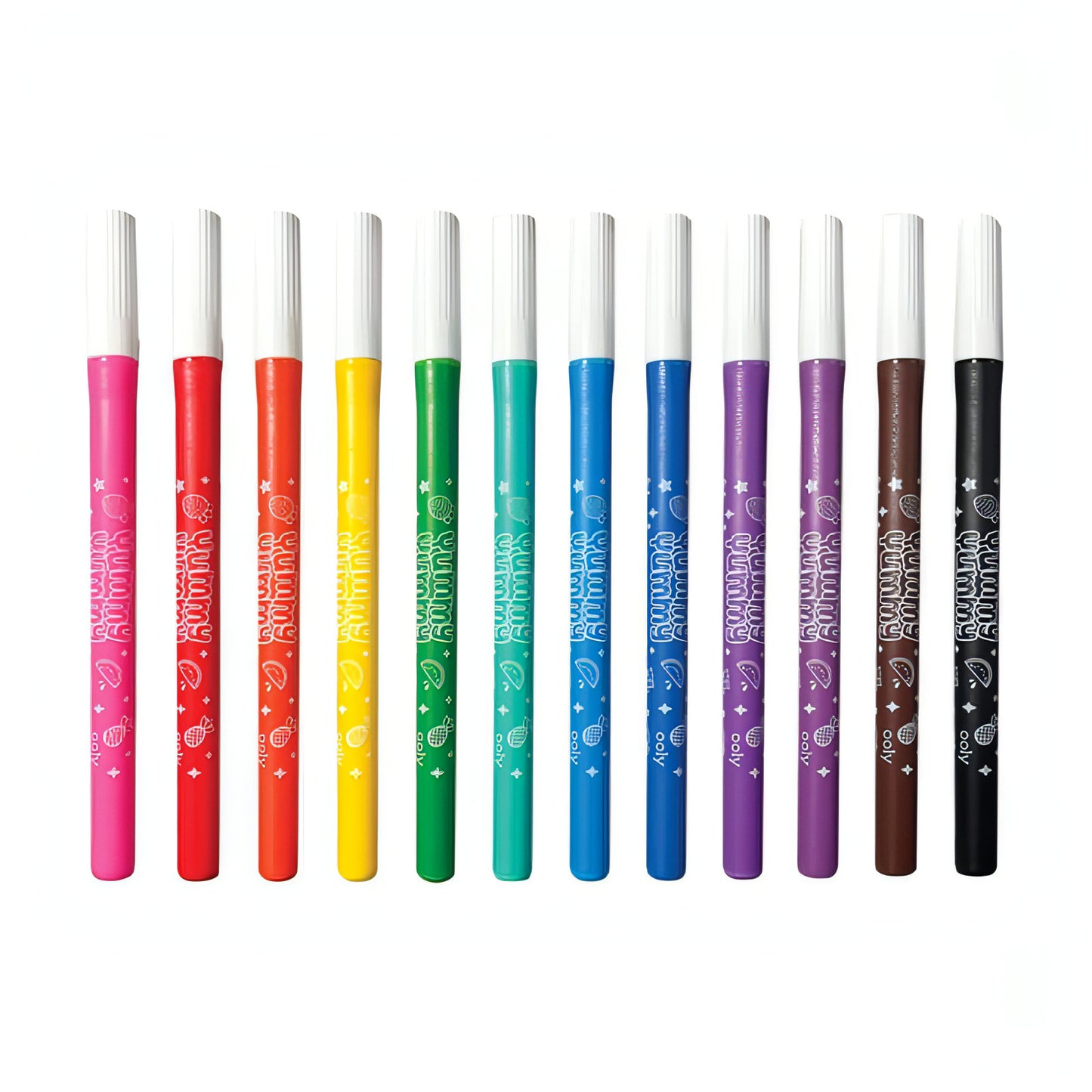 12 Canetas Feltro com Aroma | Yummy Yummy