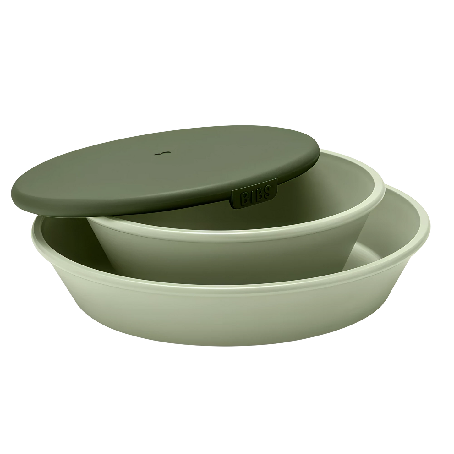 Conjunto de Prato e Taça Sage