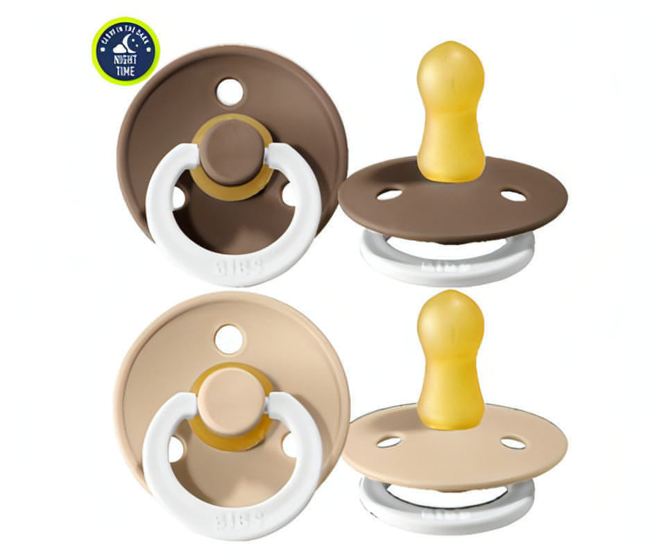 Conjunto de 2 Chuchas Nocturnas Vanilla/Dark Oak da Bibs