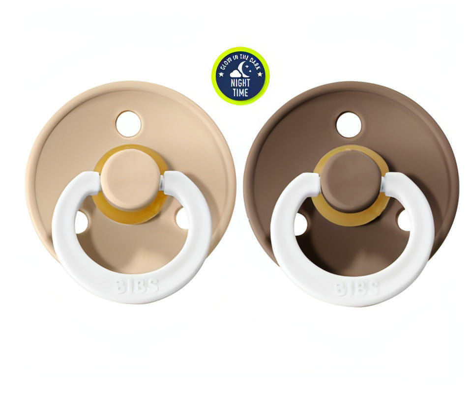 Conjunto de 2 Chuchas Nocturnas Vanilla/Dark Oak da Bibs