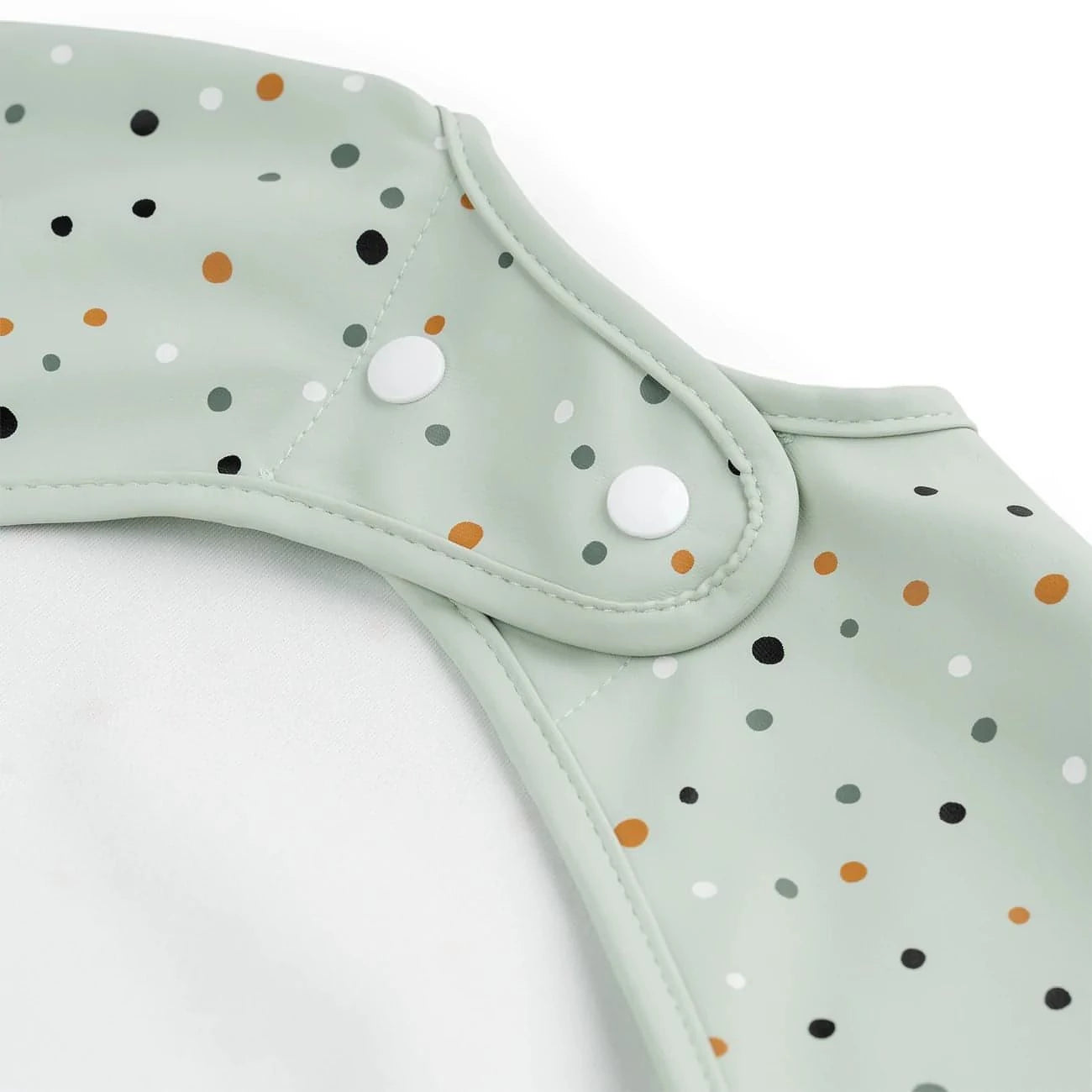 Babete de mangas 6/18 meses Verde Happy Dots