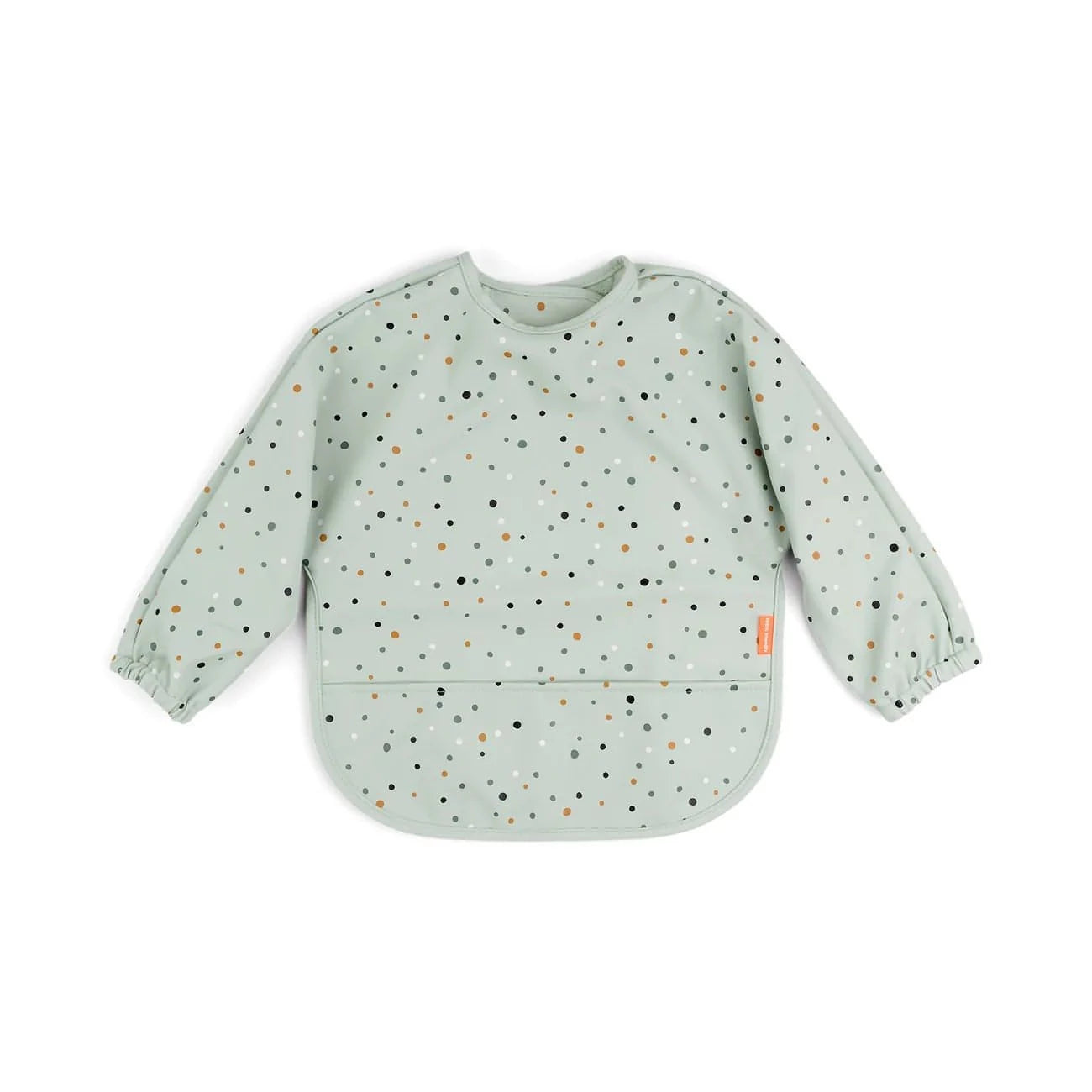 Babete de mangas 6/18 meses Verde Happy Dots