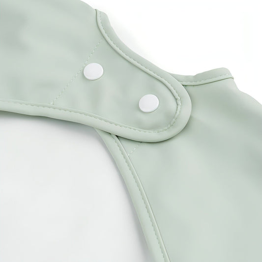 Pormenor do Babete de Mangas Verde Croco Done by Deer | done-by-deer-babete-mangas-verde-croco-lollakids