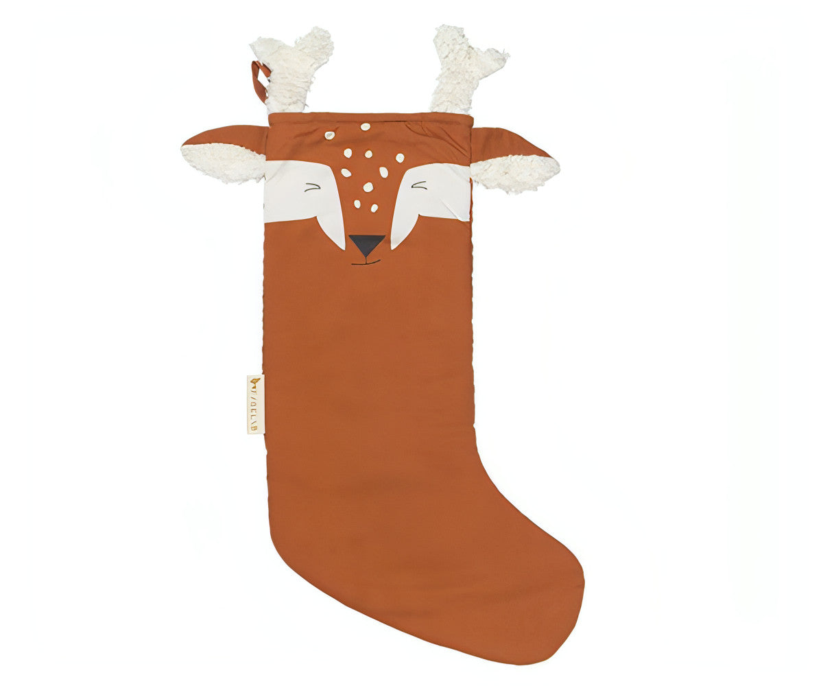 Meia De Natal Para Prendas Deer Cinnamon, Fabelab