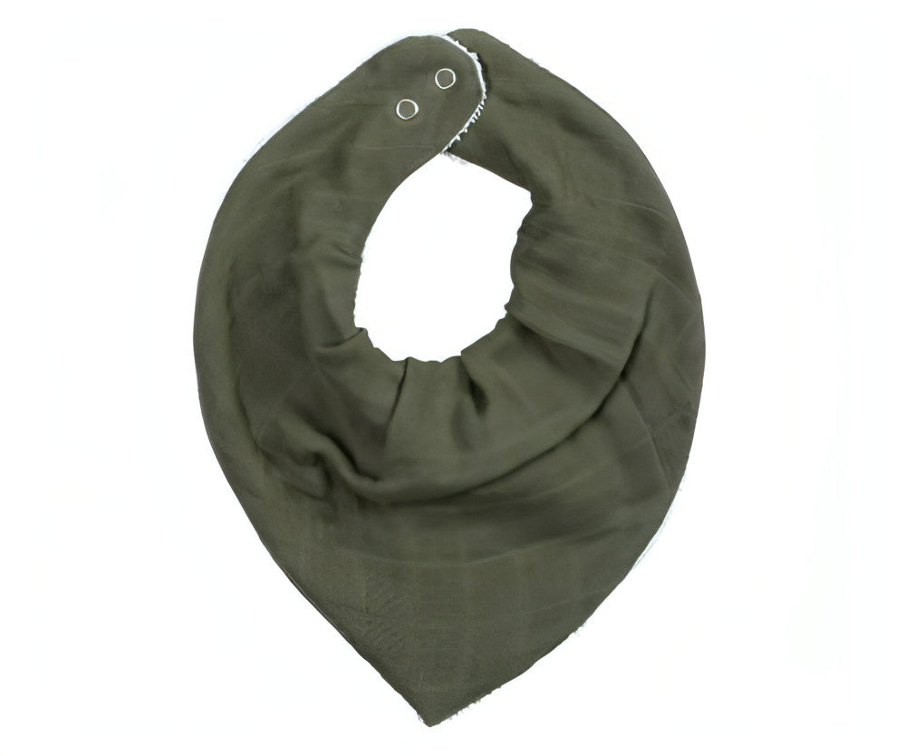 Babete Bandana Algodão Olive