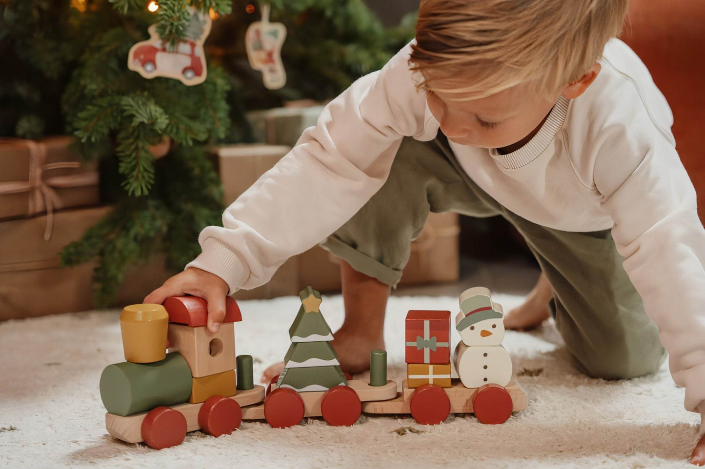 Comboio de Natal da Little Dutch