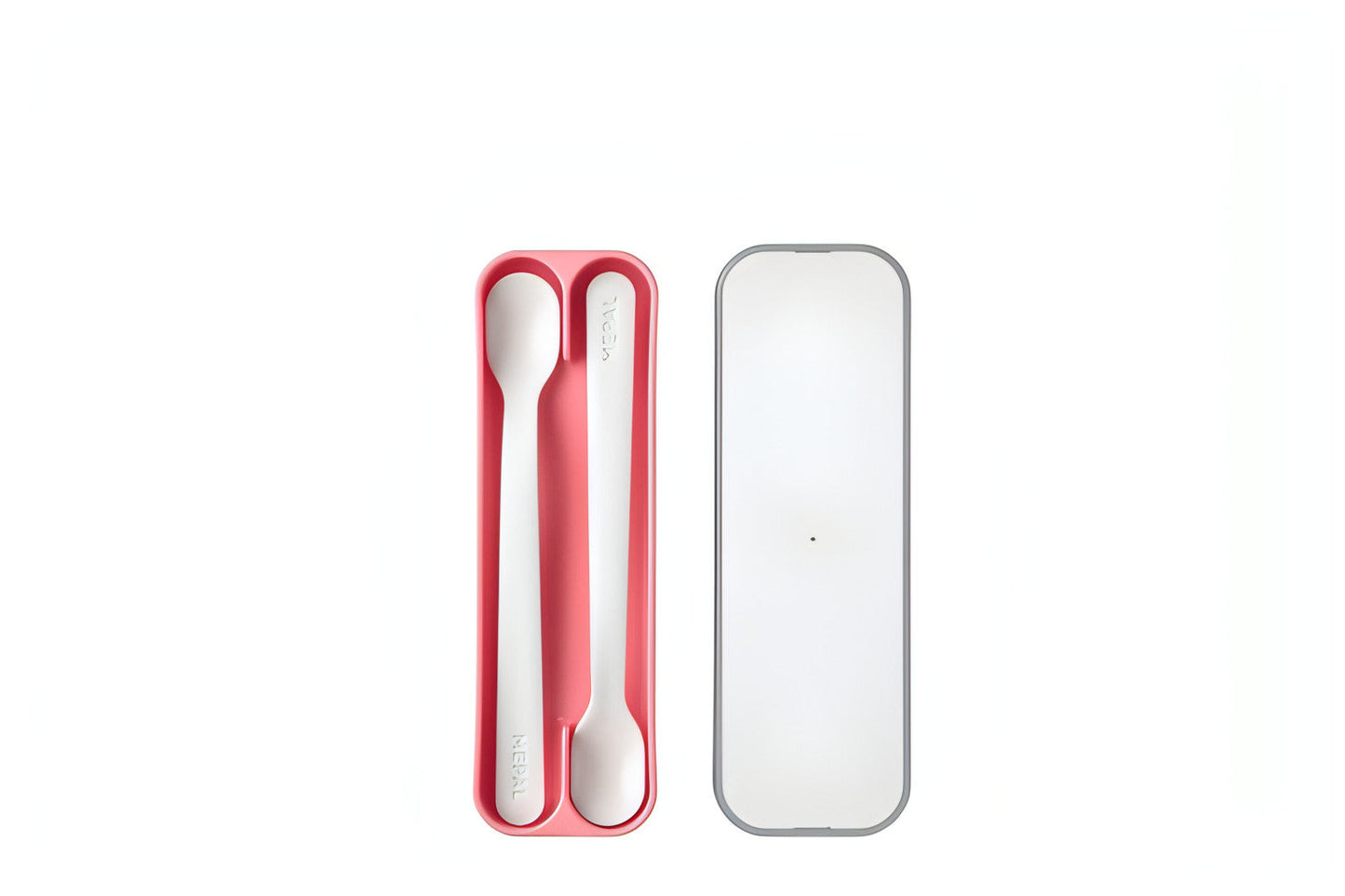 Set de 2 Colheres de Bebé Longas Mio Deep Pink