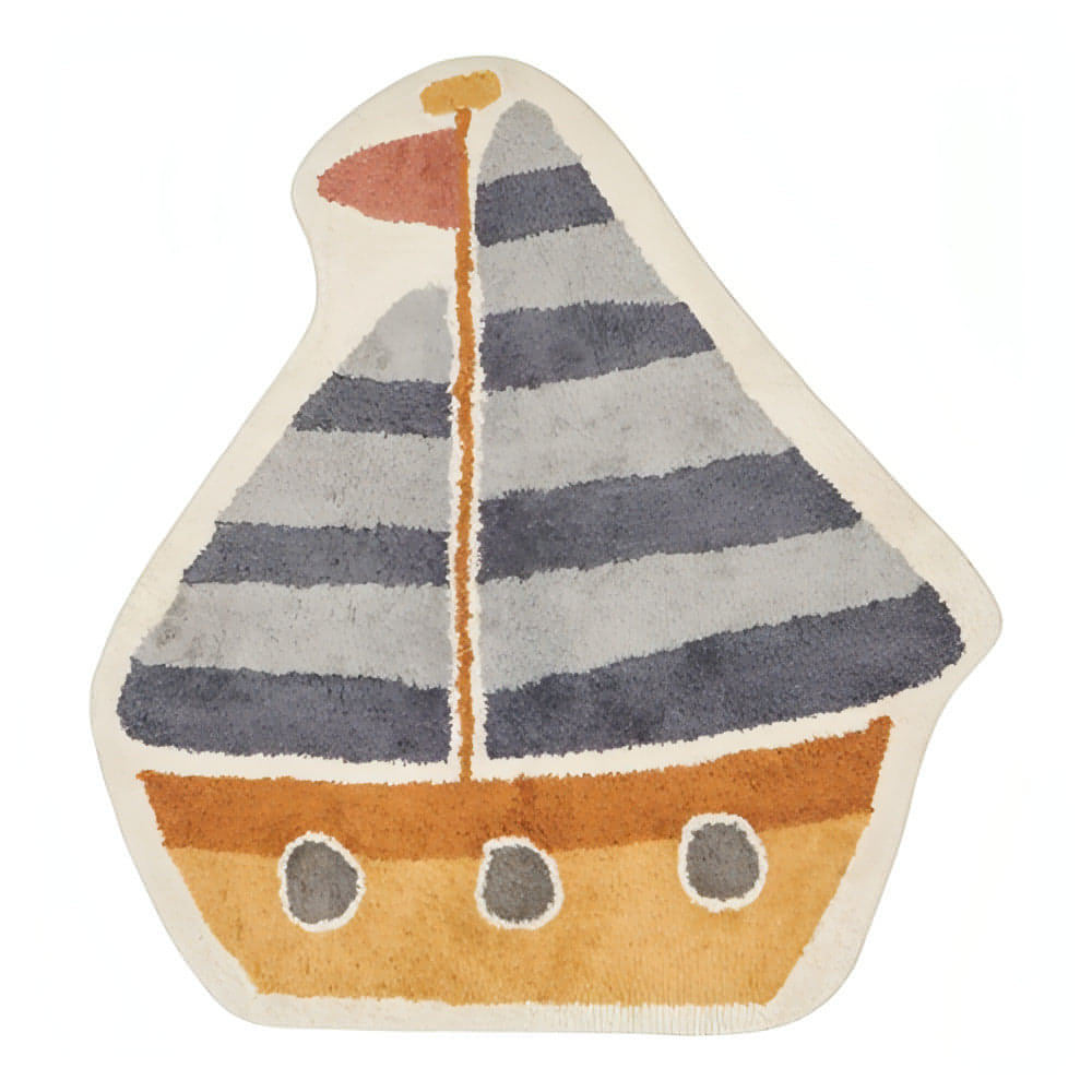 Tapete Boat shape Blue 105x120cm