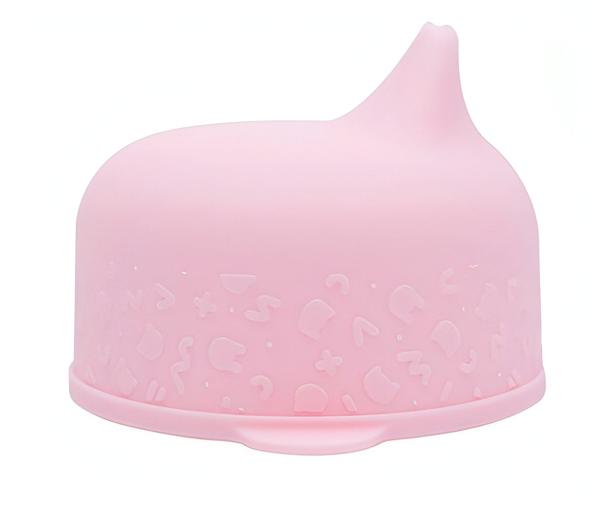 Tampa Sippie para Copo de Silicone Rosa