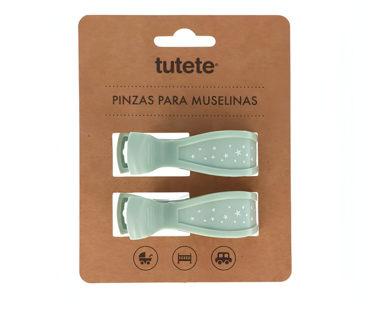Conjunto de 2 pinças prende fraldas Sage