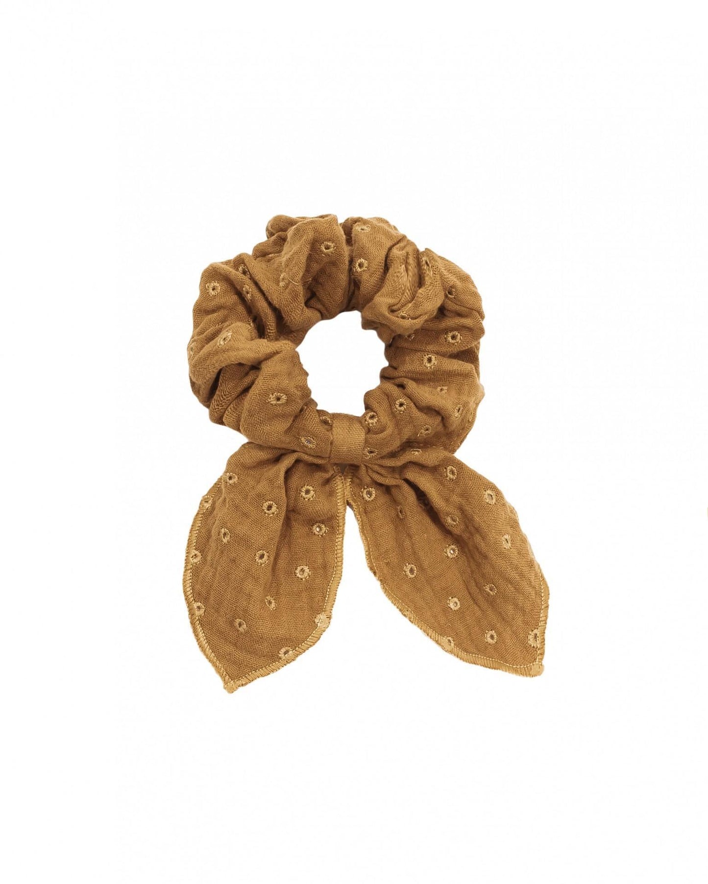Elástico com Laço - Scrunchies Hole Mustard