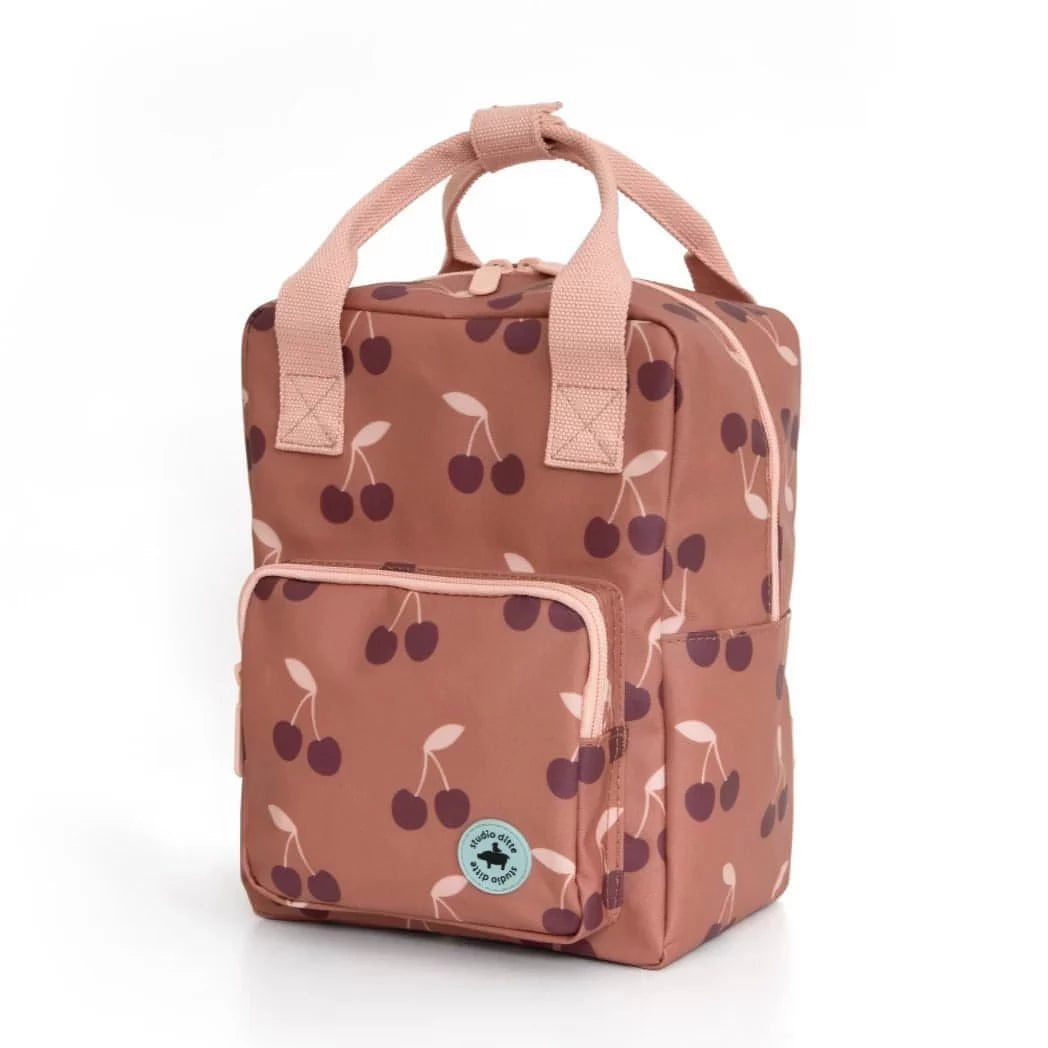 Mochila Pré-Escolar Cherry Terracotta | Studio Ditte