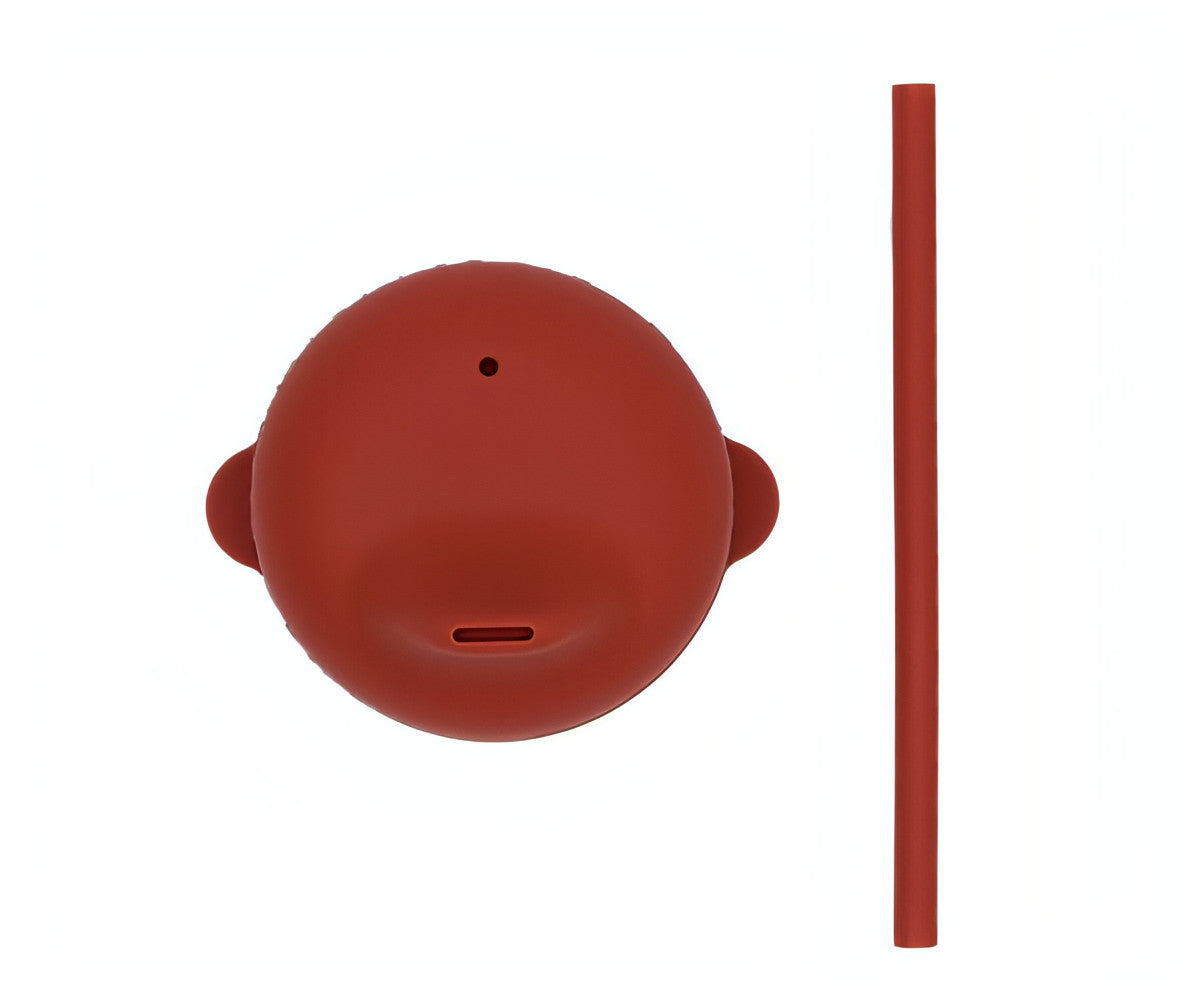 Sippie Lid for Silicone Cup Terracotta