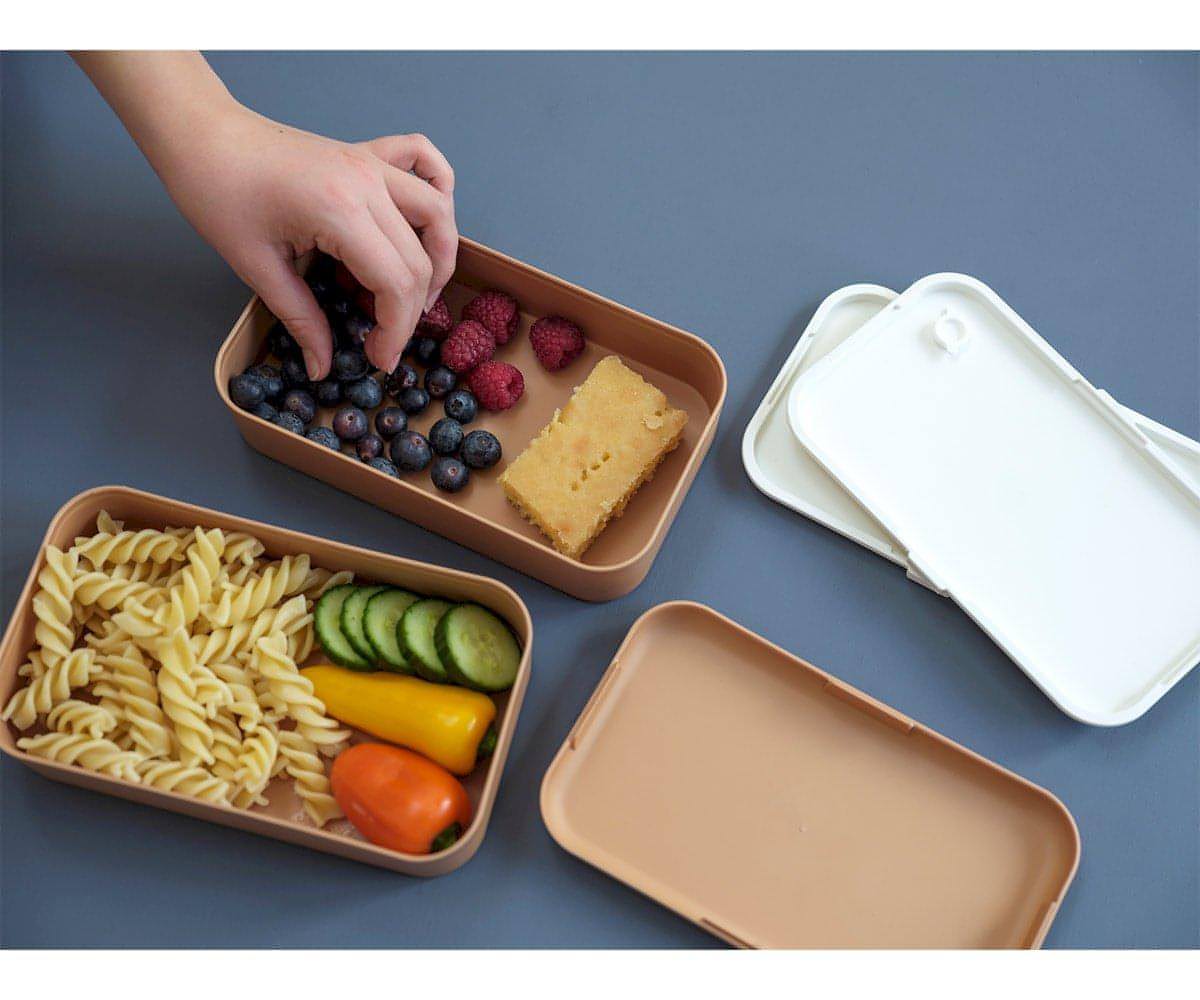 Clay PLA Double Lunch Box | Fabelab