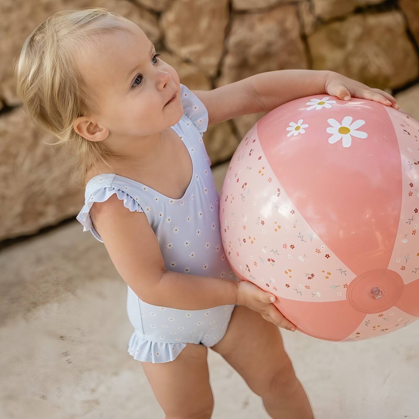 Bola de Praia - Beachball Flowers & Butterflies